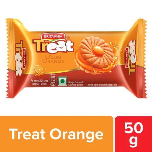 Britannia Treat Orange Cream Biscuits 50 g