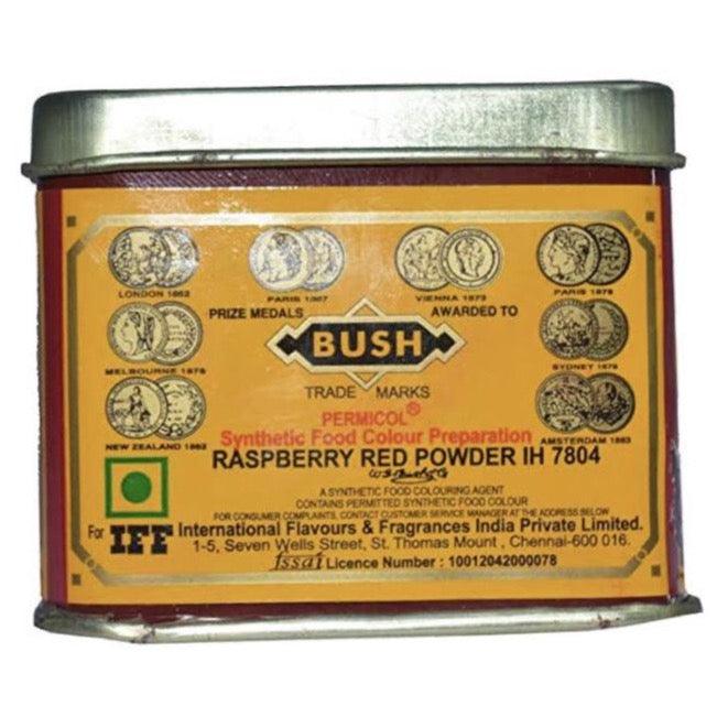 Bush Edible Food Colour - Raspberry Red 100 g