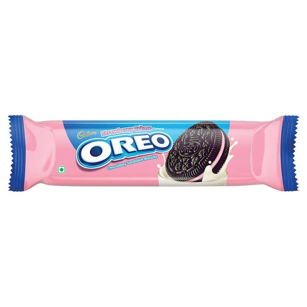 Cadbury Oreo Creme Biscuits - Strawberry 108 g