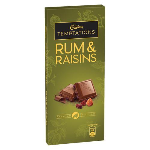Cadbury Temptations Chocolate - Rum & Raisin 70 g