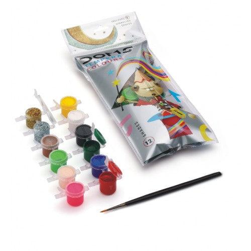 Doms Tempera Colours 12 Shades - 1 pc
