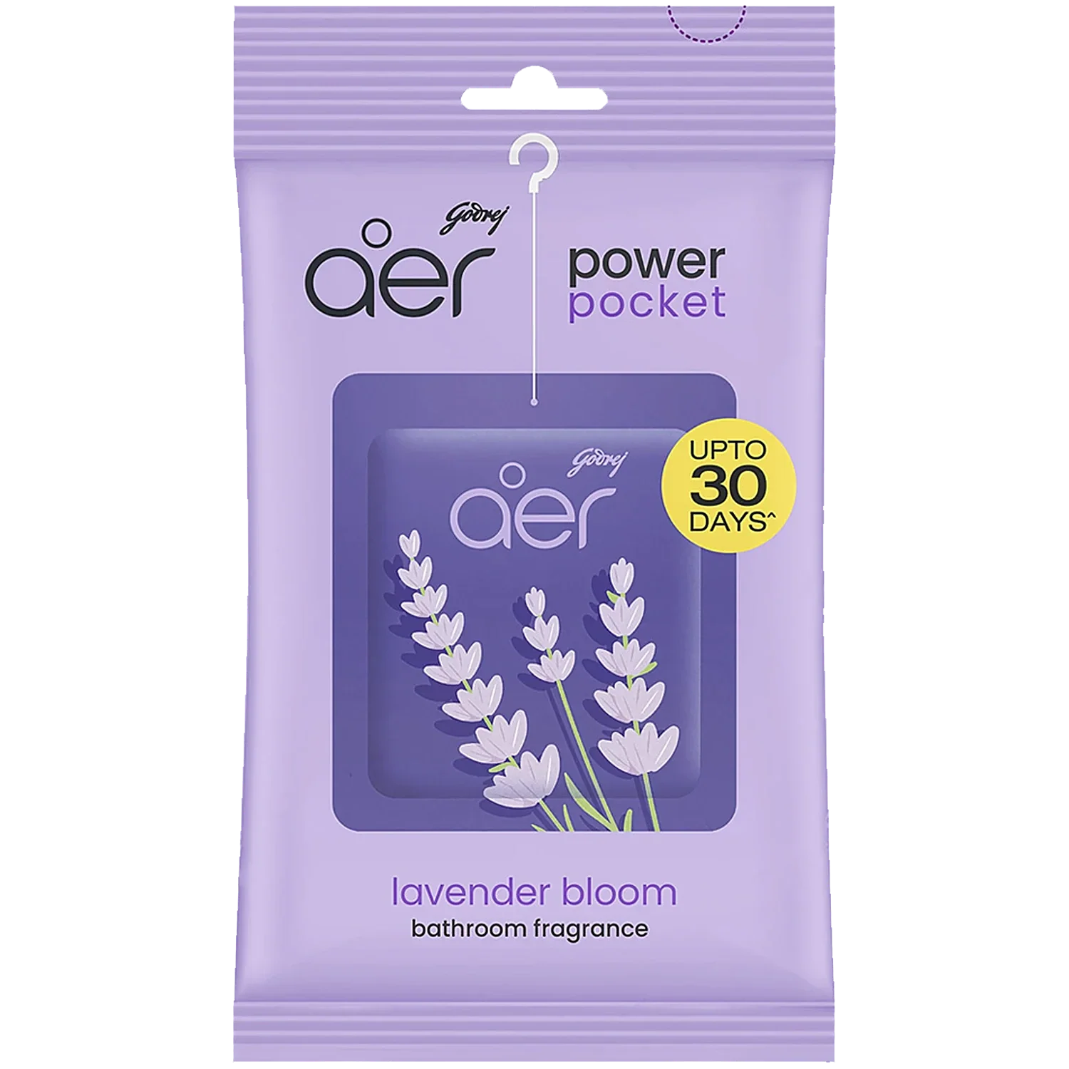 Godrej Aer Pocket - Bathroom Air Fragrance Lavender Bloom 10 g
