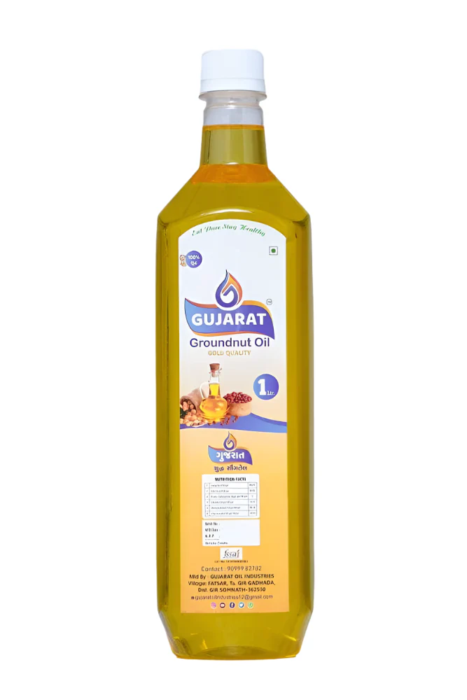 Gujarat Gold Filtered Groundnut Oil 900 g
