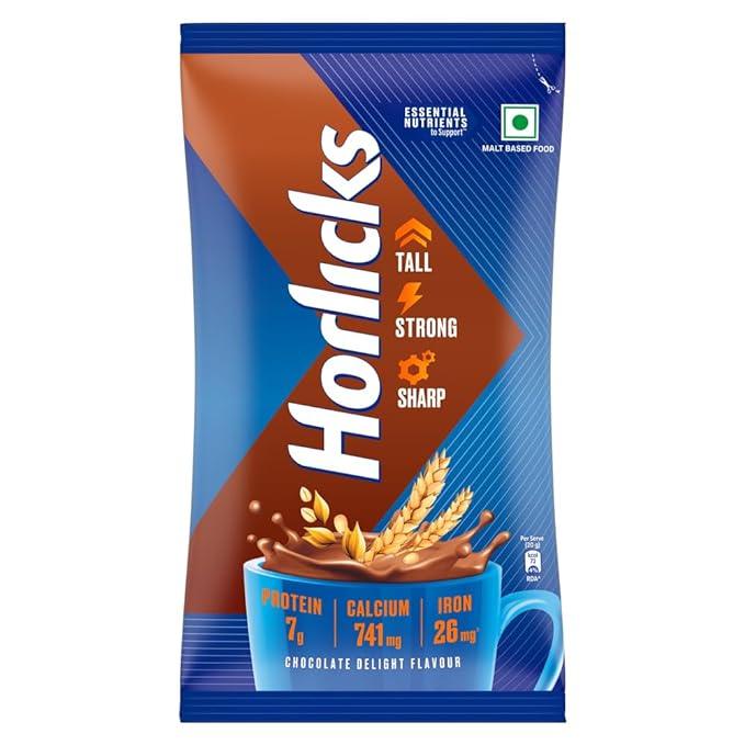 Horlicks Health & Nutrition Drink - Chocolate Flavour 75 g (Pouch)