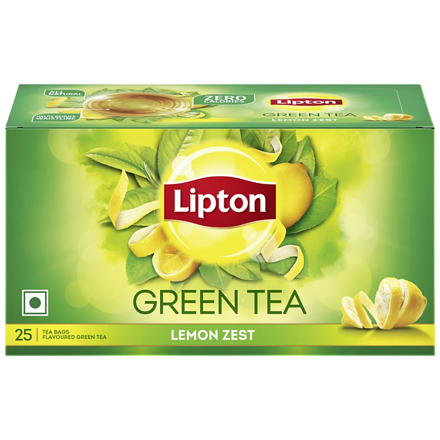 Lipton Lemon Zest Green Tea Bags 25 pc