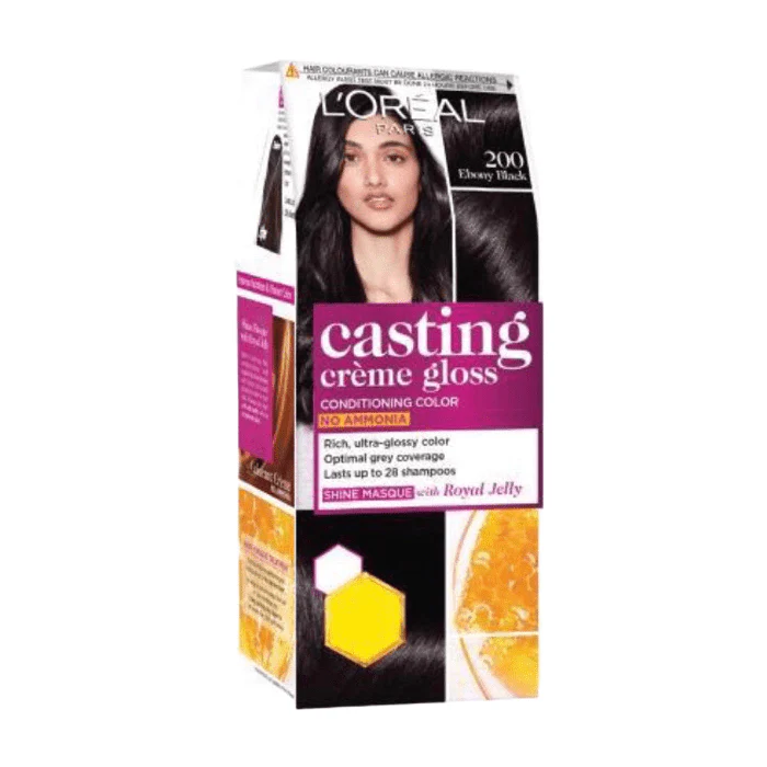 L'Oreal Paris Casting Creme Gloss Shade 200 Ebony Black 20 g + 20 ml