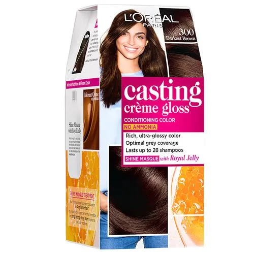 L'Oreal Paris Casting Creme Gloss Shade 300 Darkest Brown 20 g + 20 ml
