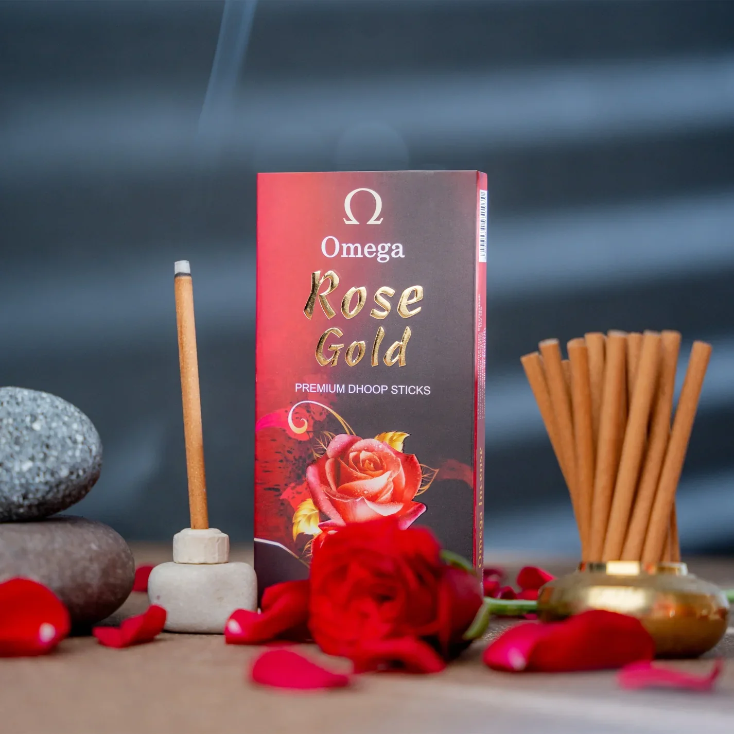 Omega Rose Gold Dhoop Sticks 50 g