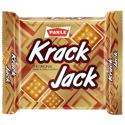 Parle Krackjack Original - Sweet & Salty Crackers Biscuits - Image 2
