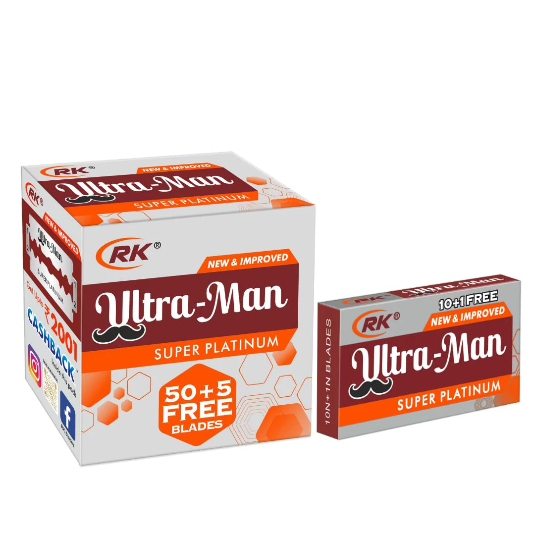 Ultra-Man Shaving Blades