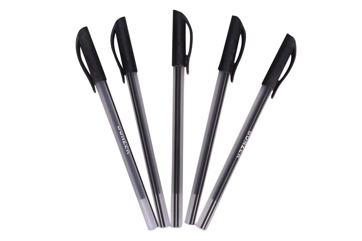 Use and Throw - Black Ink Ball Pen (Set of 5)