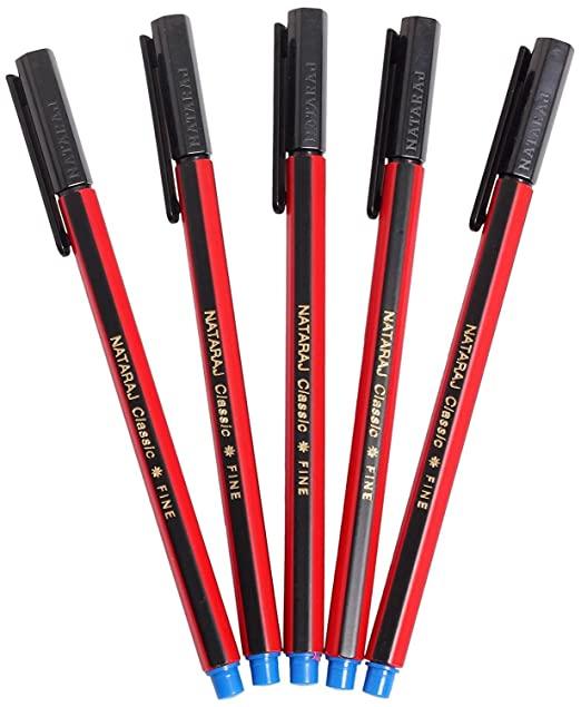 Use and Throw - Blue Ink Ball Pen (Set of 5)